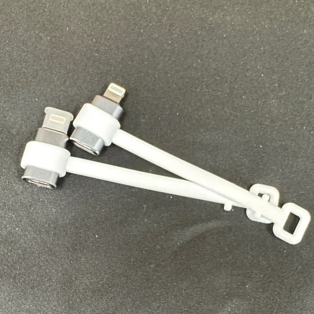 White Dual Lightning Adapter